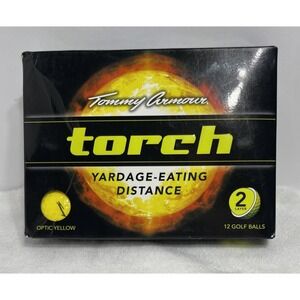 Tommy Armour Torch Golf Balls - Box of 12 Optic Yellow Yardage Eating Distance